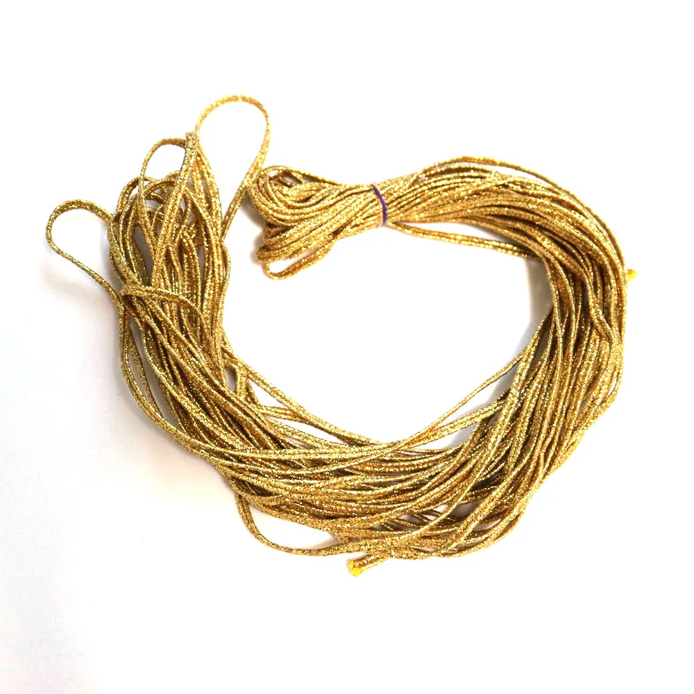 3 мм * 10 ярдов Золотая лента и ободковая для одежды аксессуары дивана занавеска