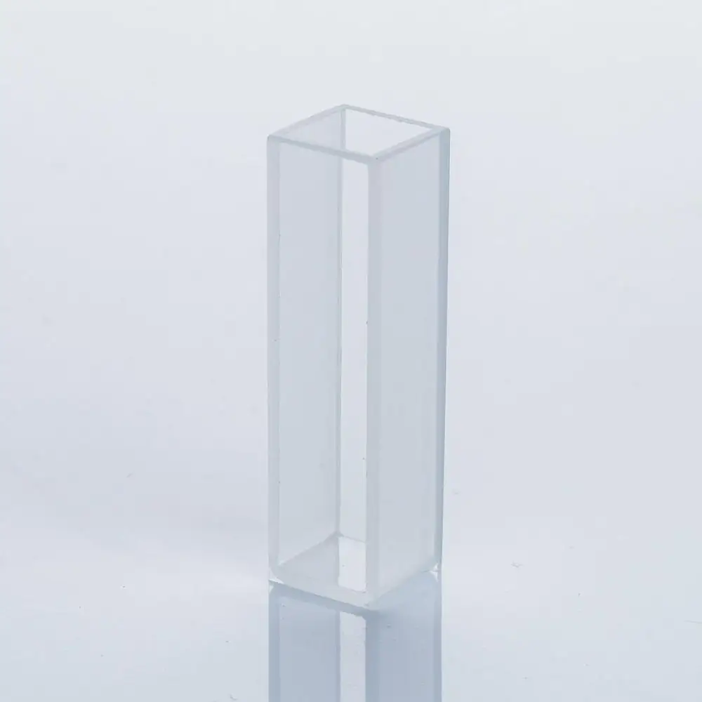 Standard Fluorescent Cuvette White Wall With Cover Glass Quartz Cell Spectrum Instrument | Канцтовары для офиса и дома