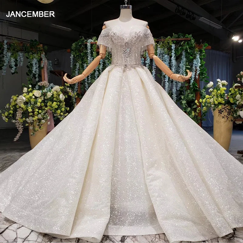 HTL955 женское винтажное свадебное платье блестящие специальные свадебные платья с