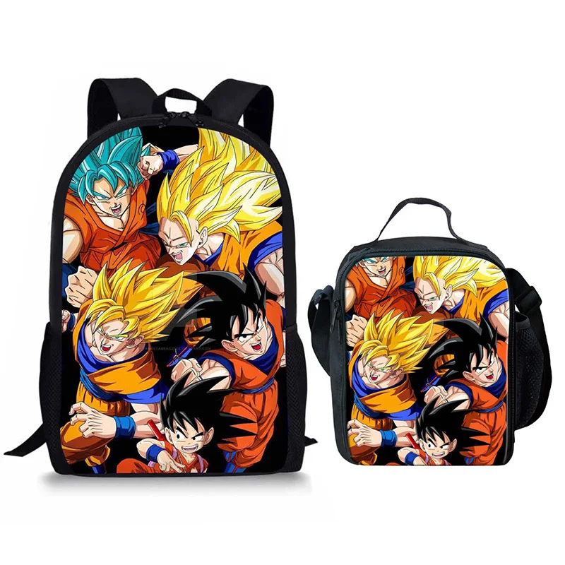 Рюкзак HYCOOL Dragon Ball из парусины с принтом аниме большие детские школьные сумки на