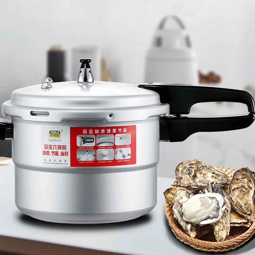Aluminum Alloy Pressure Cooker Household Explosion-Proof Pressure Cooker Kitchen Pressure Cooker Gas Stove Cooking Energy-Saving