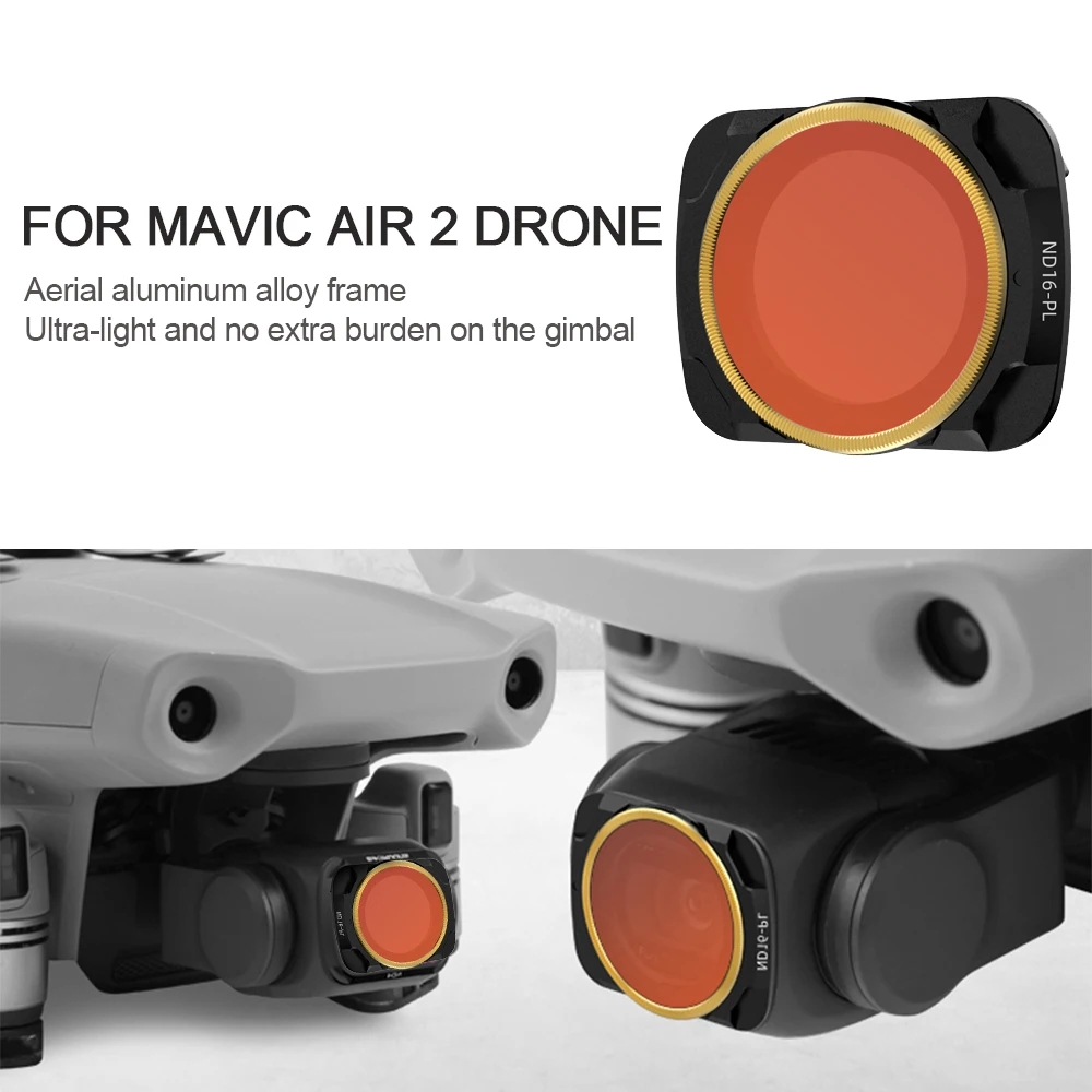for DJI Mavic Air 2 Drone 4pcs Lens Filter Set ND4-PL ND8-PL ND16-PL ND32-PL Combo Multi-coated Filters Camera | Игрушки и хобби