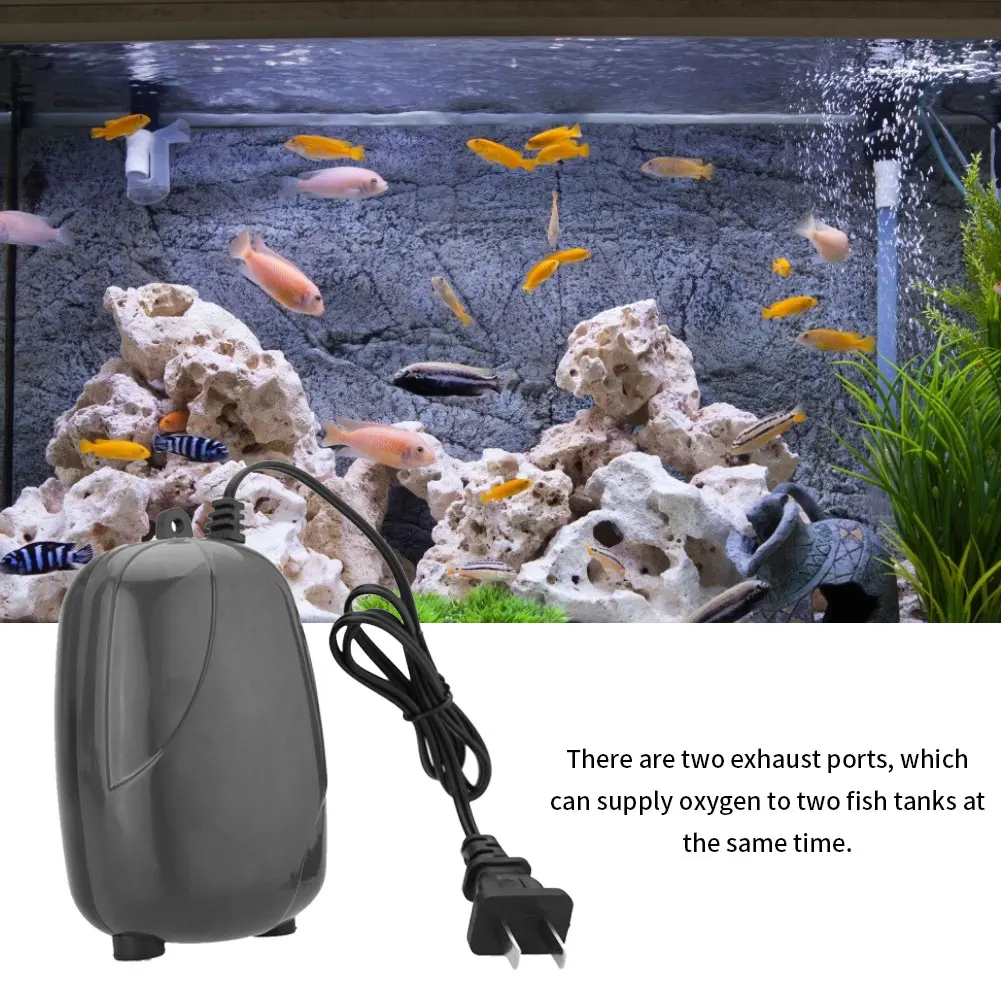 Аквариумный воздушный насос увеличение кислородного компрессора для аквариума
