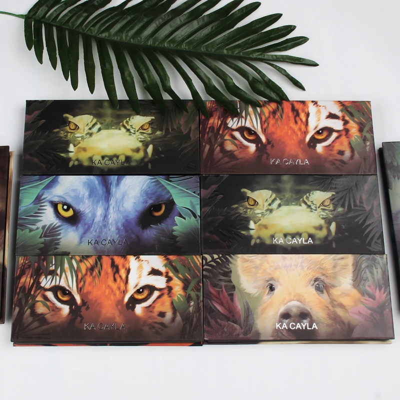 12 цветов тигровые тени для век Палитра натуральные матовые макияж блеск палитра