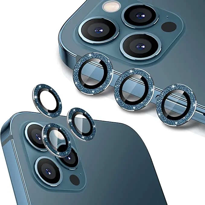 

Dust proof Anti Reflection Thin light Plastic Flash Drilling Eagle Eye Camera Lens Protect For iPhone 11 12 13 Pro Max Mini Case