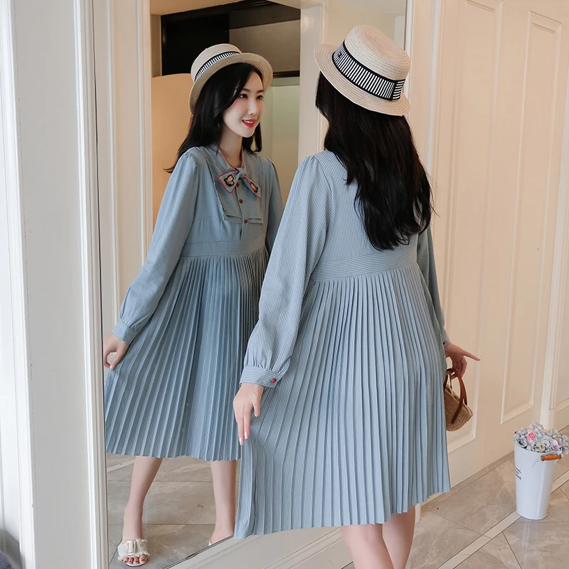 2019 Новое поступление летнее платье для беременных женщин Элегантный большой