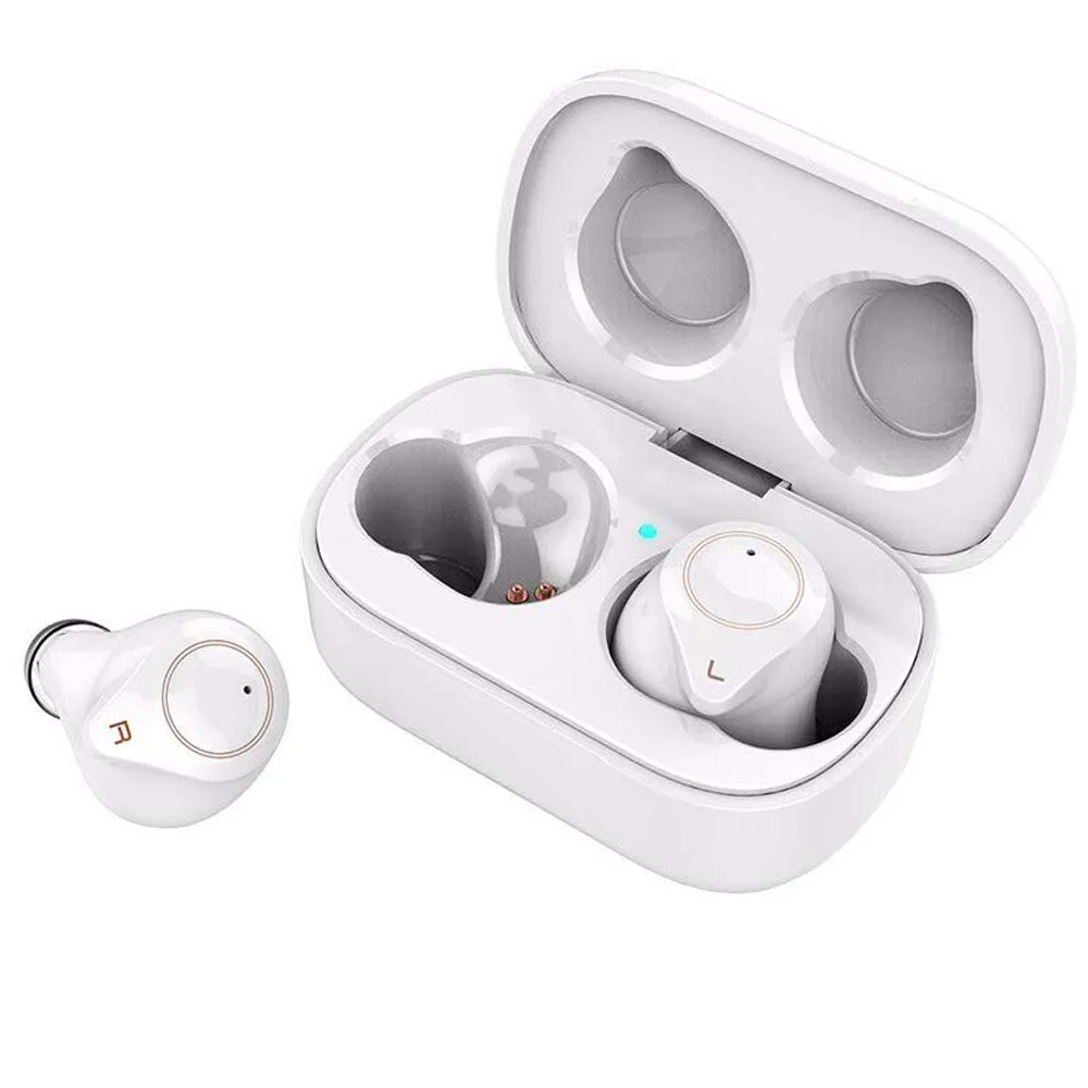 White IPX7 водонепроницаемые спортивные наушники для бега APTX AAC BT 5,0 наушники с шумоподавлением TWS беспроводные наушники Bluetooth - Цвет: White