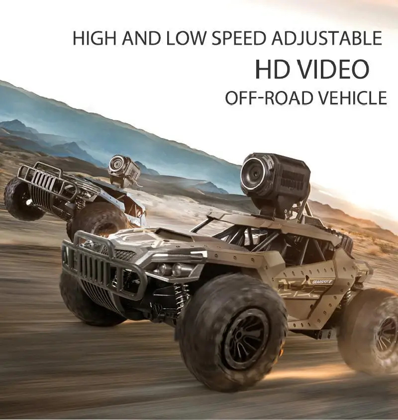 

25km / H Electric High-speed Racing Remote Control Car with Wifi Fpv 720p Camera Hd 1:18 Radio Remote Control Climbing Car Toy