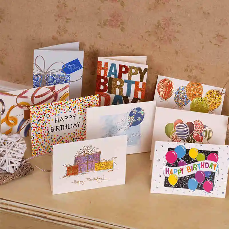 Создать простые открытки на день рождения высококлассные ретро корпоративные