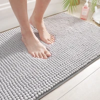 tufted chenille bathroom mat super soft fiber bath mats super absorbent non slip bathroom rug carpet shower door mat 40x6050x80