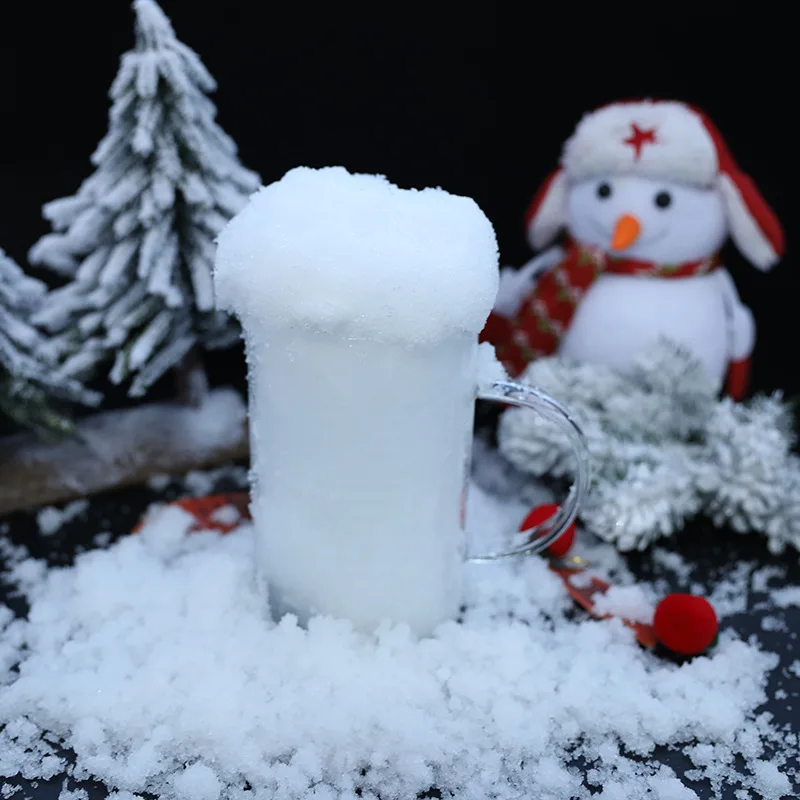 5pack Artificial Snow Fake Magic Instant Snow Christmas Decorations for Home Wedding Christmas Tree Decor New Year