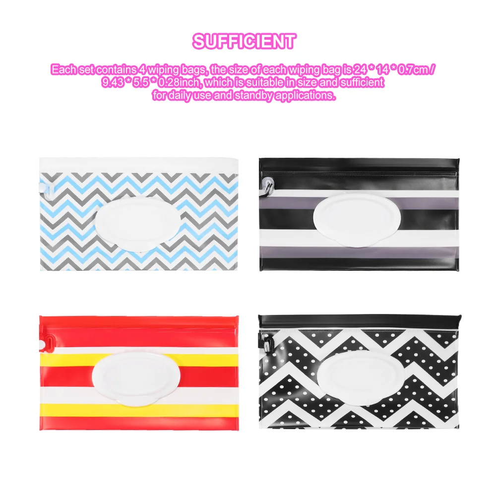 

Baby wet tissue bag wet tissue box clean portable cartoon print container box kids reusable cute fashion chic storage Pouch box