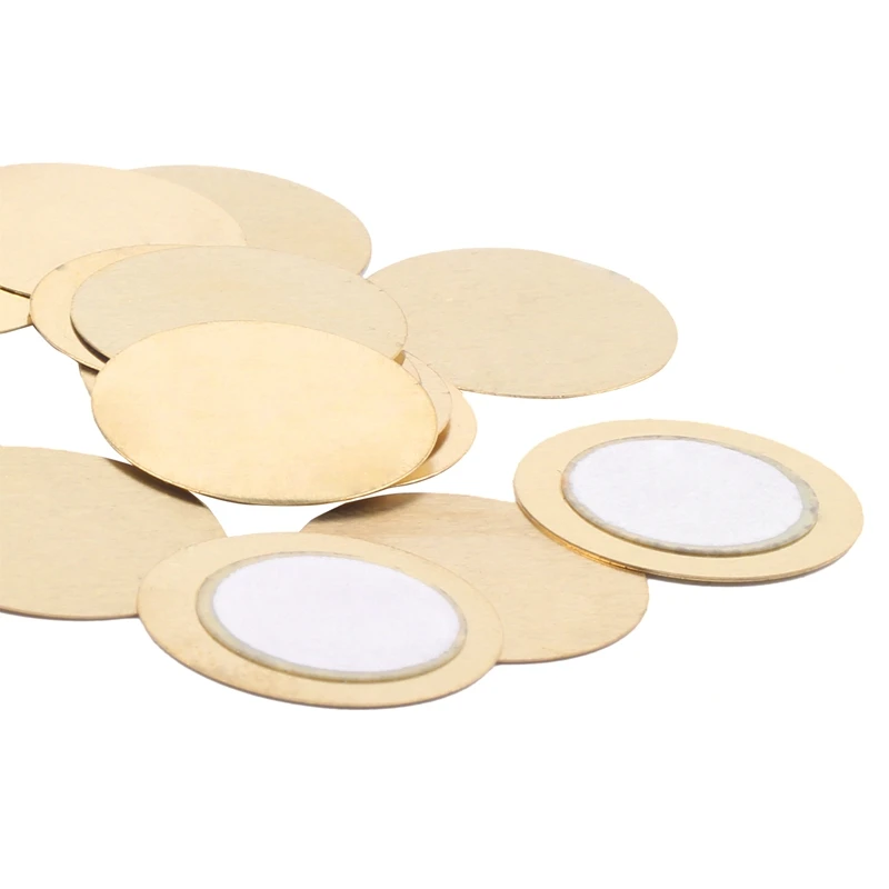 20 x золотой мм скользящая пленка керамический диск пьезоэлектрический