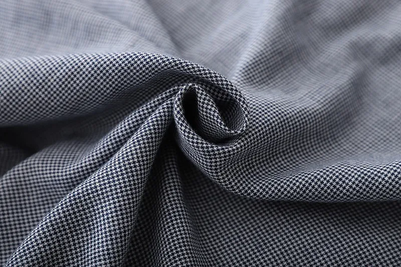 

Lamtrip Unique Peter Pan Collar Long Sleeve Plaid Casual Shirt Blouse Retro 2021 Spring