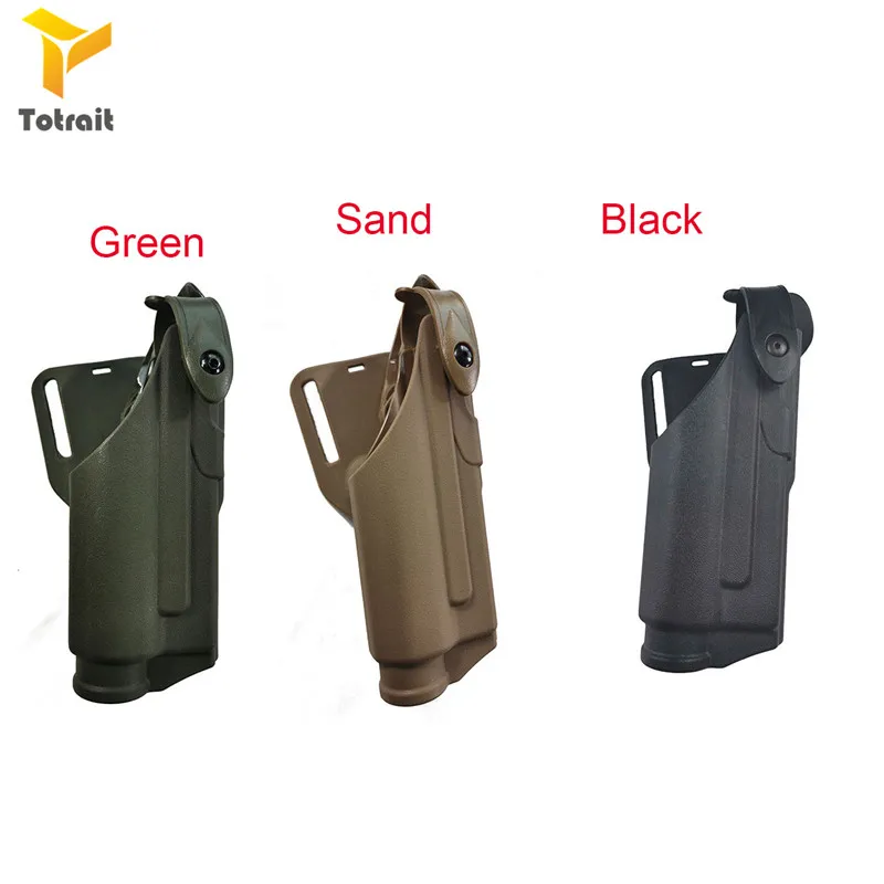 Тактическая поясная кобура с подшипником для фонарика подходит Glock 17 19 22 23 31 32