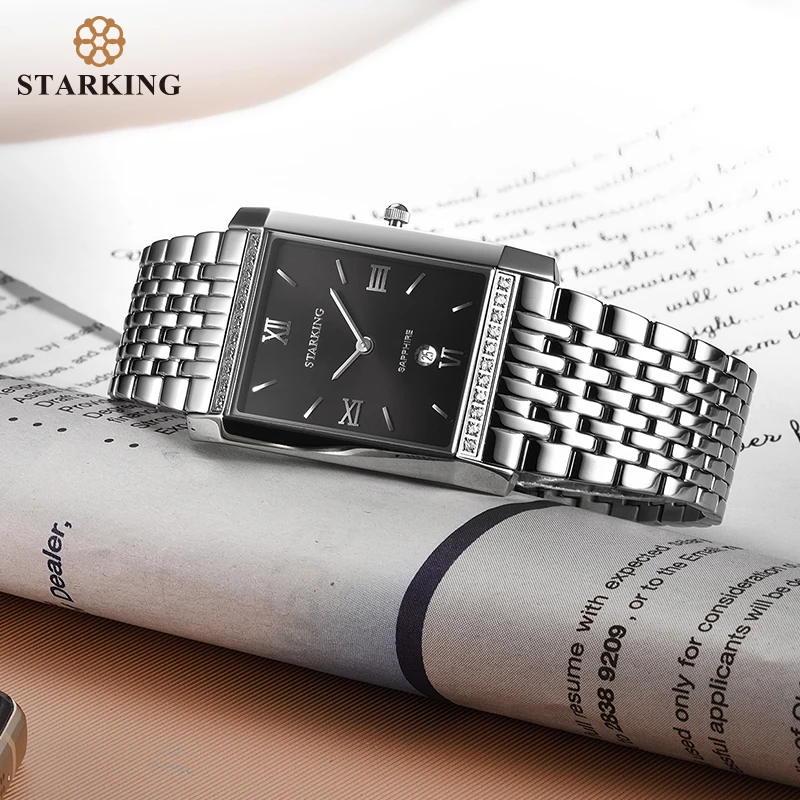 Часы мужские кварцевые аналоговые из нержавеющей стали водонепроницаемые