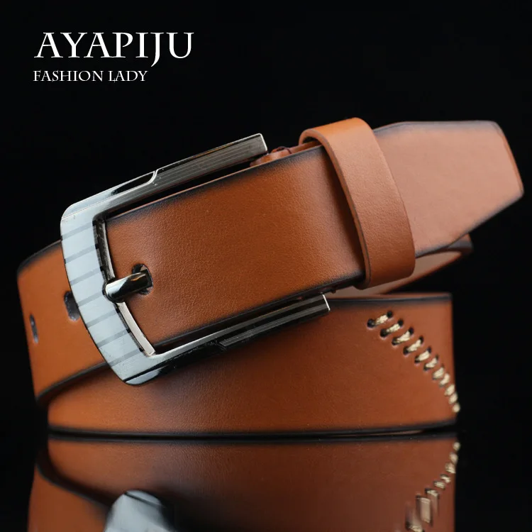 

Cinturones Cinturones Para Mujer Cinturones Para Hombre Ceinture Cuir Homme Tactical Belt Men's Threading Leisure Buckle Belt