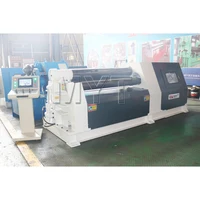 Manufacturer Price CNC 4 Roller Automatic Sheet Metal Hydraulic Small Plate Cone Roll Rolling Bending Machine