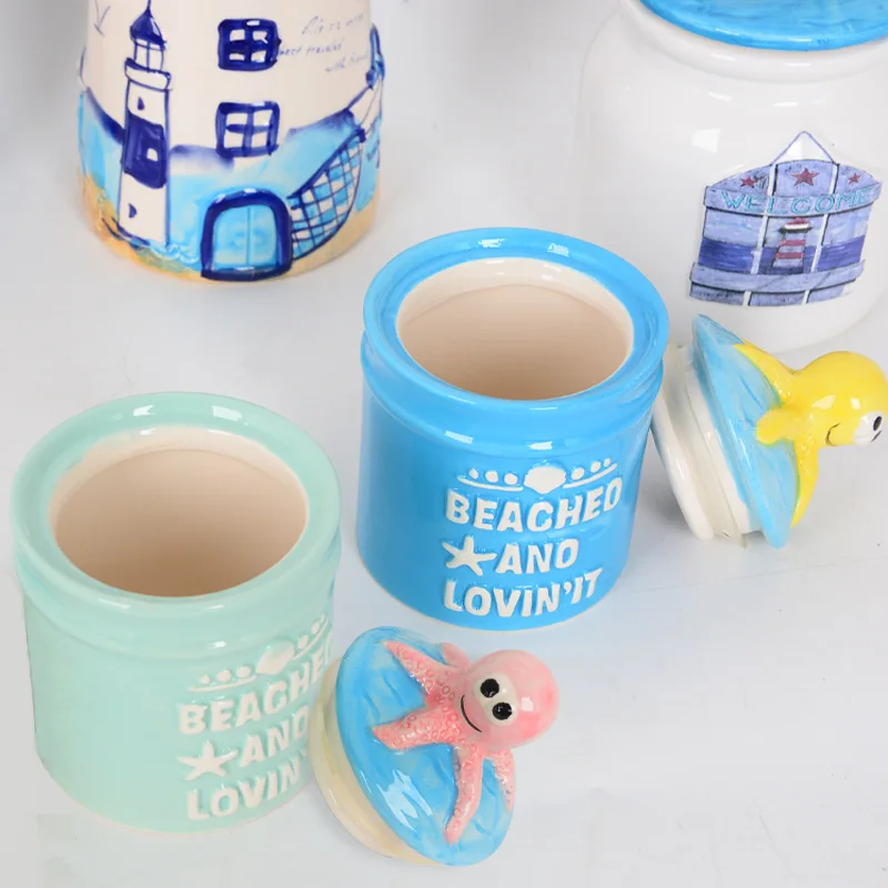 Контейнер для хранения чая кофе сахара в виде осьминога|Статуэтки и миниатюры| |