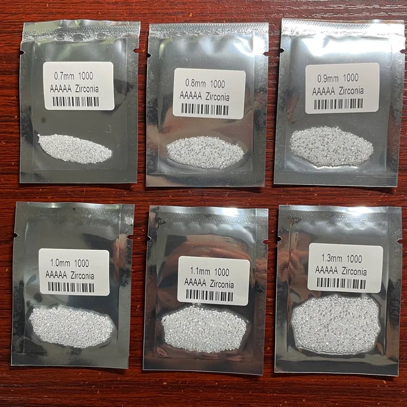 

2021 new 0.6~2.4mm 10PCS~10000PCS Round White Color Cubic Zirconia Stones Round Brilliant Cut Loose CZ Stones DIY Jewelry