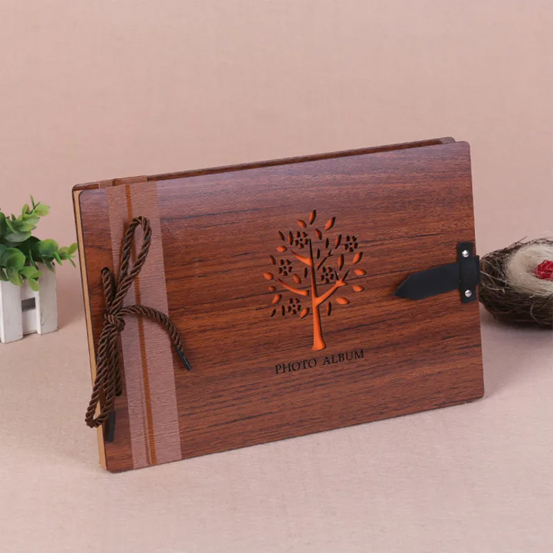 10 дюймовый альбом сделай сам для скрапбукинга Tether деревянный бумажная модель