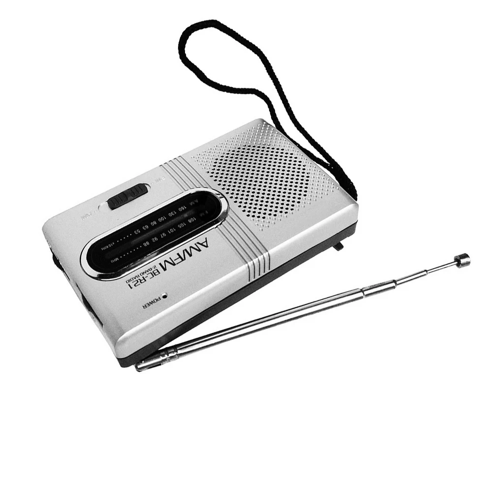 Портативный AM FM-радиоприемник стерео динамик s телескопическая антенна Радио