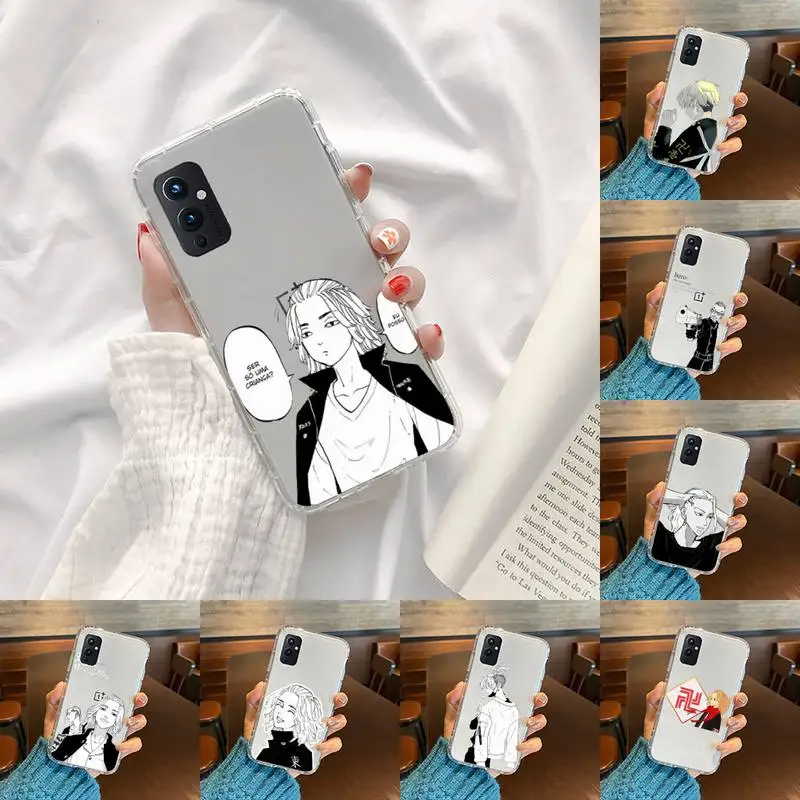 

tokyo revengers Phone Case Transparent For OnePlus 9 8 7 7t 8t Oppo find X3 X2 reno5 Vivo X60 X50 Pro MeiZu 17 16XS