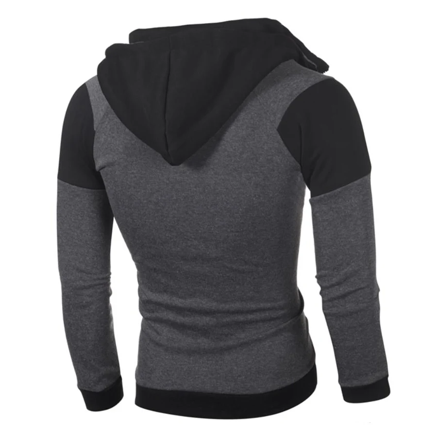 

2021 New Men's Fashion Hooded Sewing Printed Zipper Jacket + Pants 2 Piece Hoodie Men's Casual Set