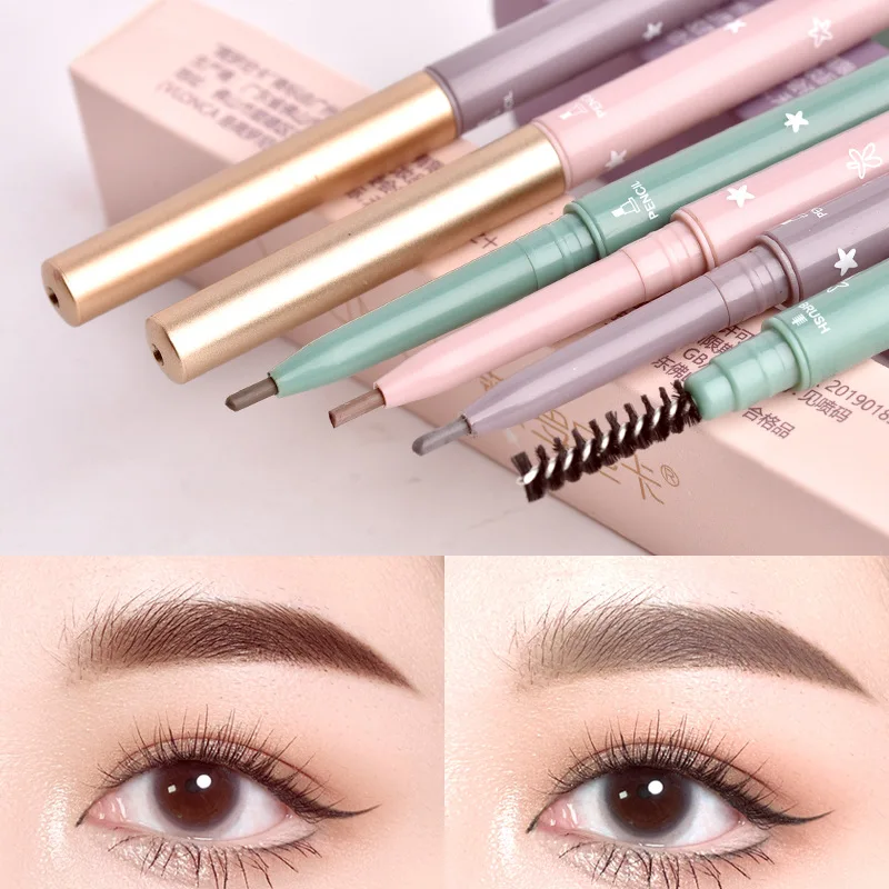 

Double Ended Ultra-Slim Eyebrow Pencil Easy To Apply Waterproof Long Lasting Tattoo Pencil Cosmetic