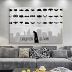 Постер супергероев Marvel, Бэтмен, искусство на стене, холст, живопись, гостиная, спальня, детская комната, декоративная живопись