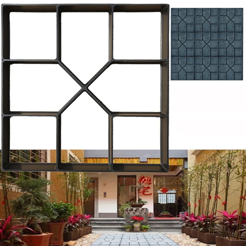 Пластиковая форма для самостоятельного изготовления дорожек сада ручная