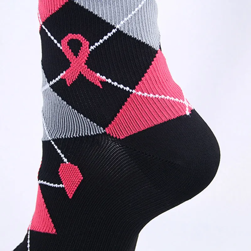 

Multi-color Compression Stockings Women Long Thigh High Stocking Sports Outdoor Party Elastic Nursing Compression Stockings 2020