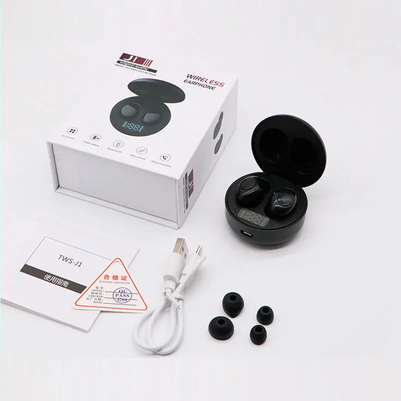 

TWS Bluetooth 5.0 Headphones Wireless Bluetooth Earphones LED Display Earbuds Sport HiFi Stereo Headsets With Mic For Phones