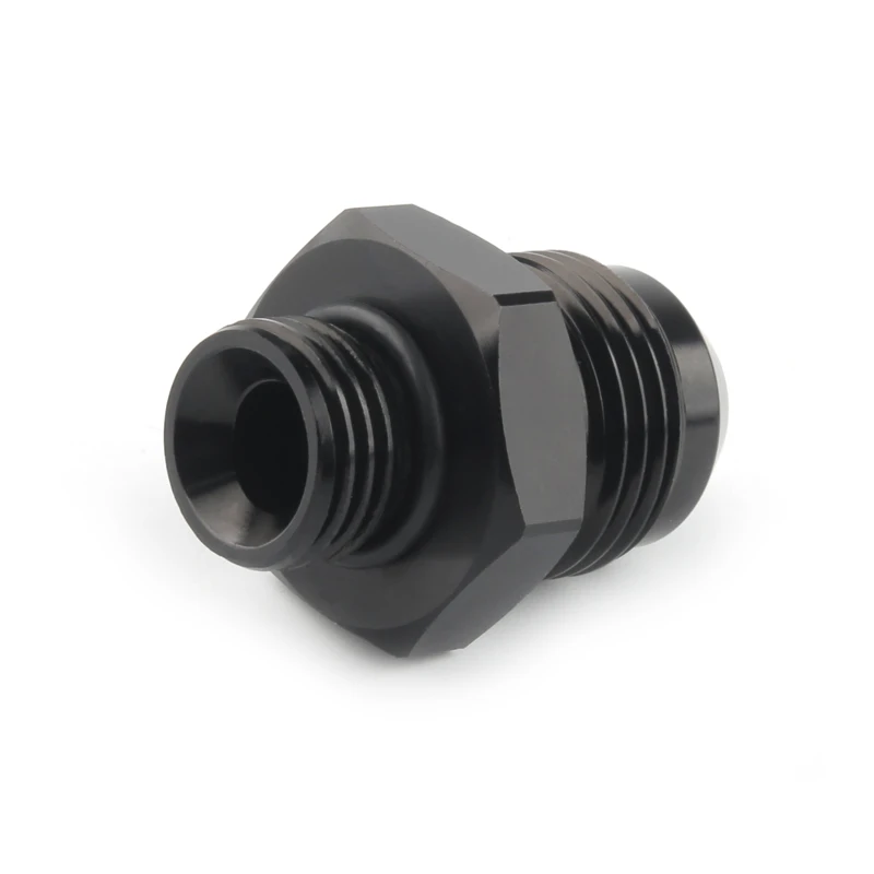 ORB-6 уплотнительное кольцо Boss AN6 6AN к AN8 8AN мужской переходник черный 6061-T6 алюминий -