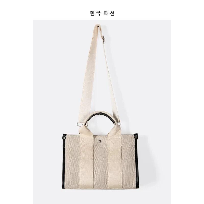 

Female Bag 2022 New Designer One-shoulder Messenger Bag Large Capacity Shopping Bag Canvas Tote Bag
