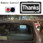 Подсветильник для заднего стекла автомобиля, подсветка с дистанционным управлением, подсветка для дальнего вождения, Знак s, подсветка дисплея, RGB светодиодная лампа, автомобильные аксессуары