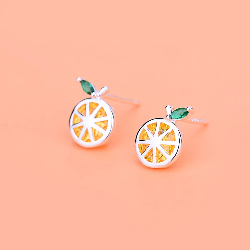 Серьги гвоздики из серебра 925 пробы в японском и южнокорейском