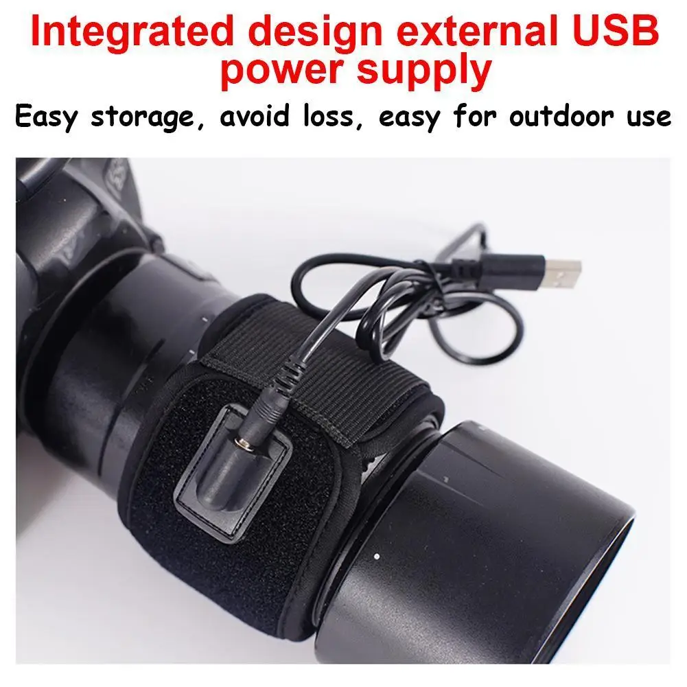 USB-нагреватель для линз устройство удаления росы подогреватель Nikon Sony Olympus Fujifilm