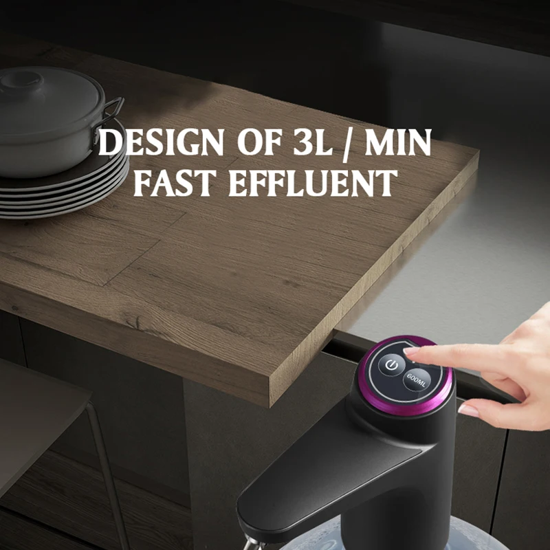 Automatic Electric Water Dispenser Household Gallon Drinking Bottle Switch Smart Pump Treatment Appliances | Дом и сад