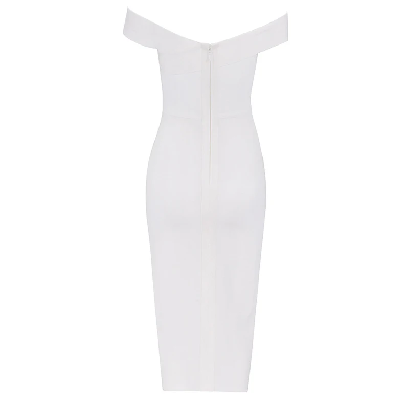 

GALCAUR Sexy Slim Dress For Women Off Shoulder Sleeveless Slash Neck High Waist Side Split Summer Party Dresses Female 2020 Tide