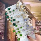 1 компл. Модные заколки для волос с кристаллами ювелирные изделия для женщин аксессуары для волос для девочек Роскошные Жемчужные геометрические заколки Рождественский подарок