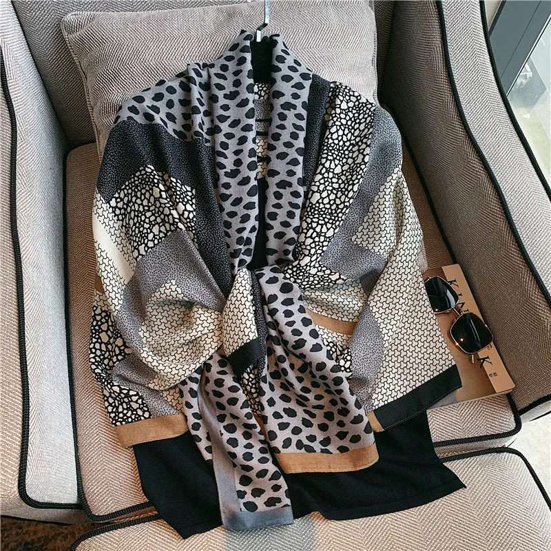 2020 брендовая осенне зимняя женская пляжная качественная шаль хлопковый шарф