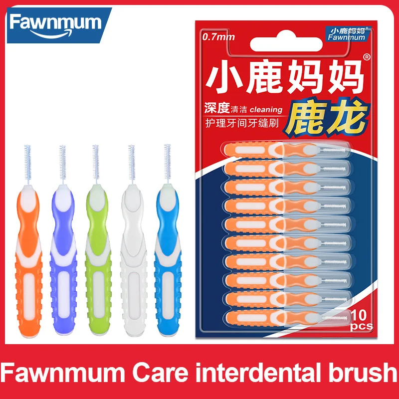 

Fawnmum 10 шт. i-образный для ухода за межзубным пространством щетка для чистки зубов палка для ухода за межзубным пространством очистители Орто...