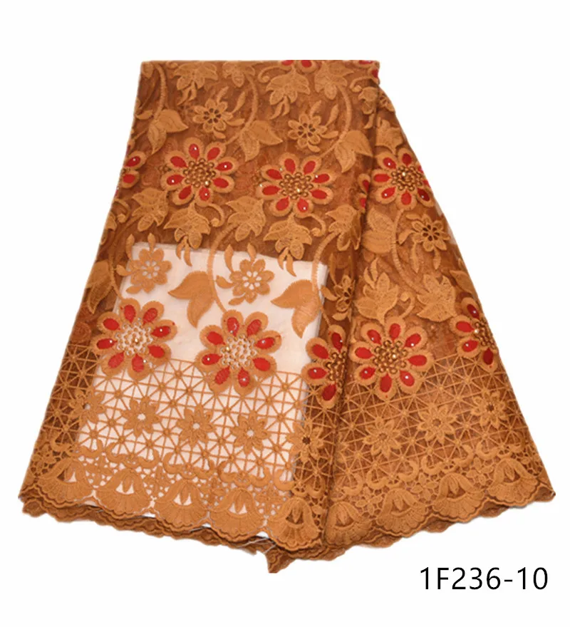

High Quality Thread African Tulle Lace fabric For Party Dress 2020 New arrival African Net Mesh Lace Fabric Wholesale Price1F236