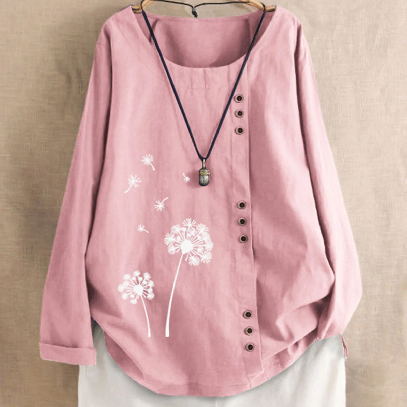 

Модная женская футболка с круглым вырезом и коротким рукавом, весна 2021, топы с длинным рукавом, свободные блузы, однотонные блузы, женская ру...