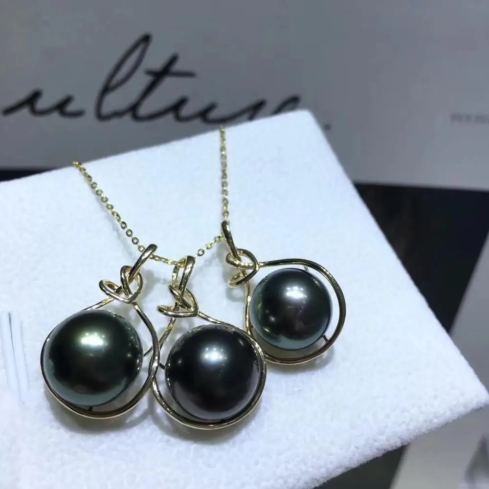 

Wedding Bridal Lady 14K Gold Pendant Mountings Settings Jewelry Findings Parts for Pearls Coral Agate Crystal Beads Stones