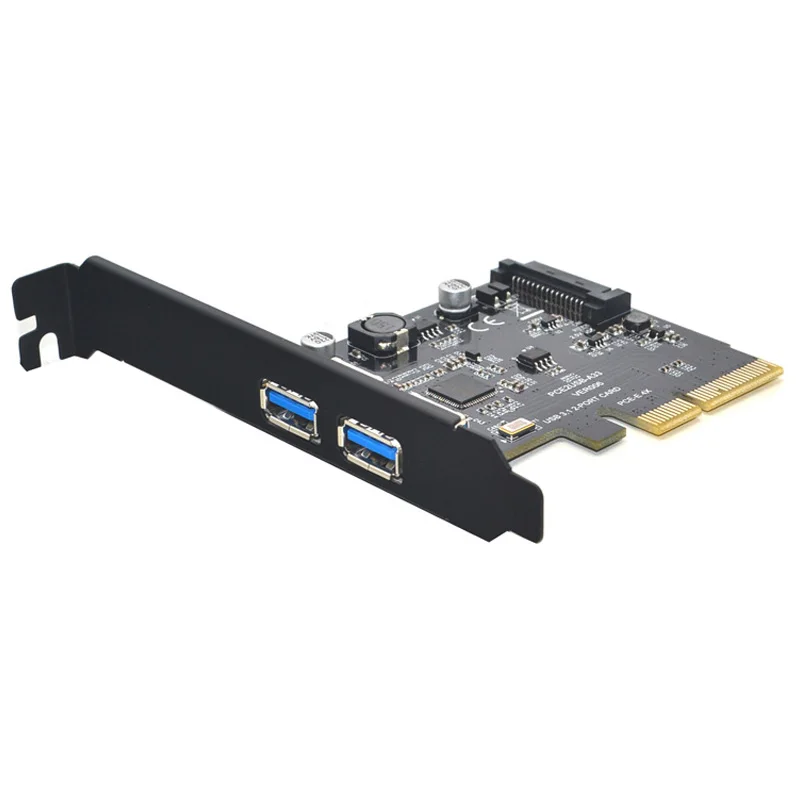 Добавить на карты SuperSpeed 10 Гбит/с USB 3 1 2 порта PCI E экспресс карта 15pin SATA разъем