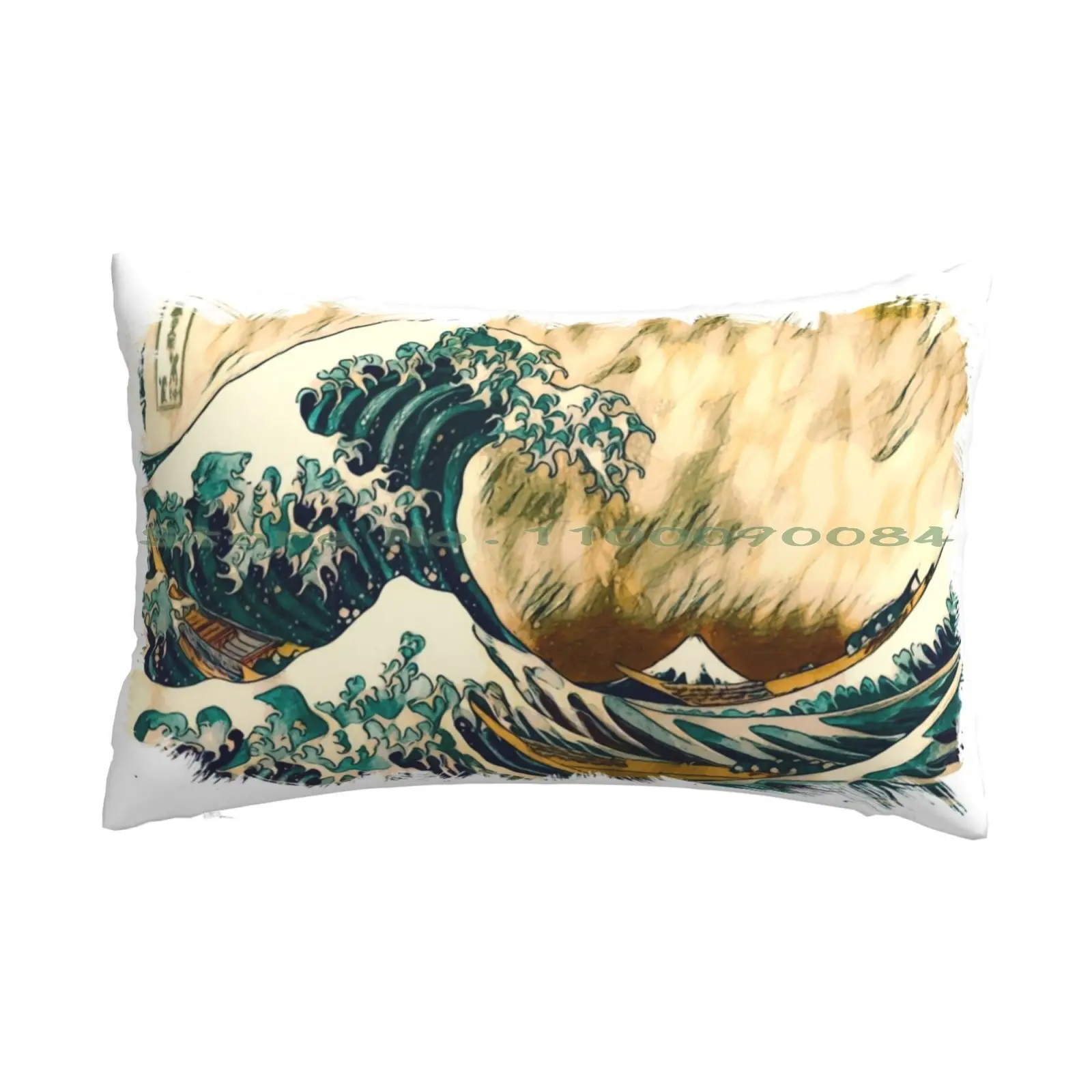 

The Great Wave Off Kanagawa Abstract Ukiyo-E Hokusai Japanese Manga Art Pillow Case 20x30 50*75 Sofa Bedroom Undead Zombie