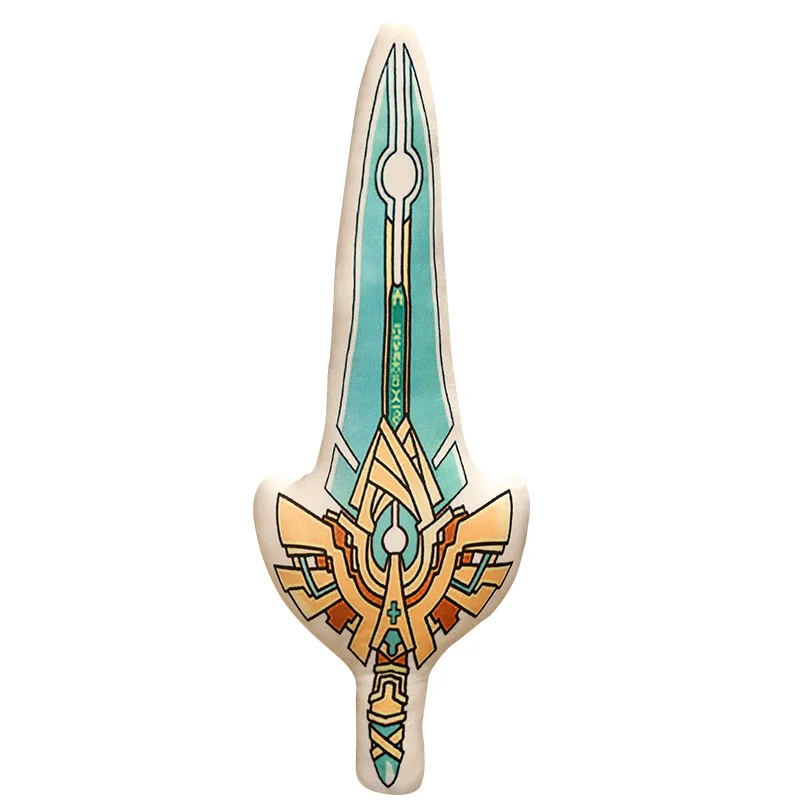 

Anime Genshin Impact Surrounding Pillow Treasure Sword Sky Pride Plush Toy Wolf Print Pattern Pillow Gift Decoration Halloween