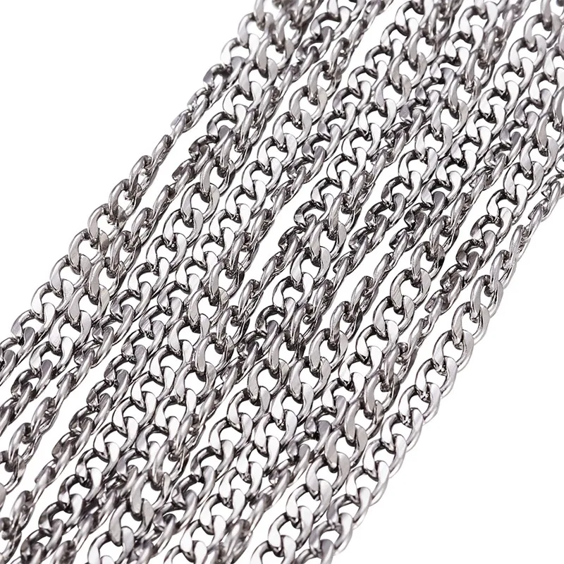 12 шт. 304 цепь из нержавеющей стали ожерелье с застежками в виде лобстеров для